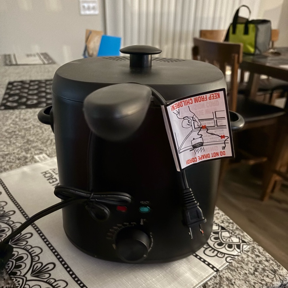 Black Electric fryer